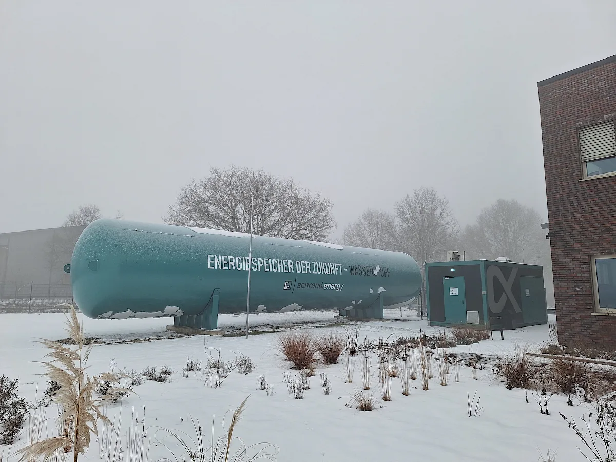 Der Langzeitspeicher im Winterbetrieb