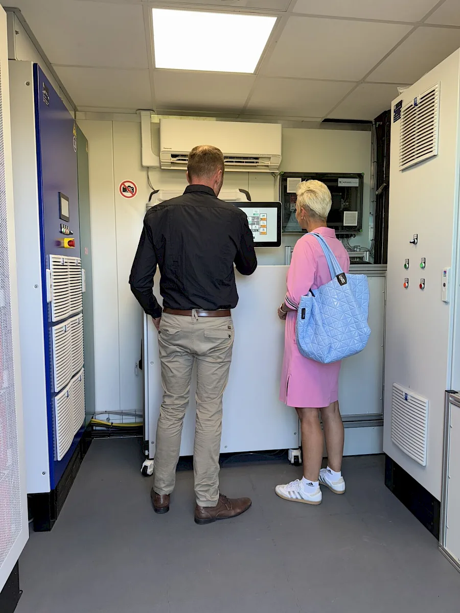 Am Bedienpanel der Systemsteuerung